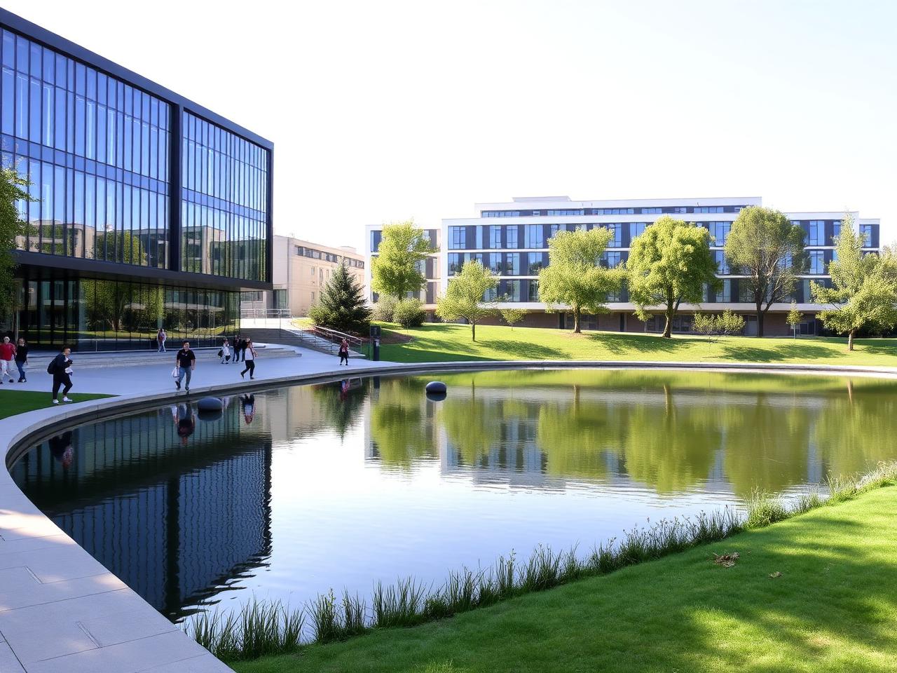 Campus der Universität Augsburg